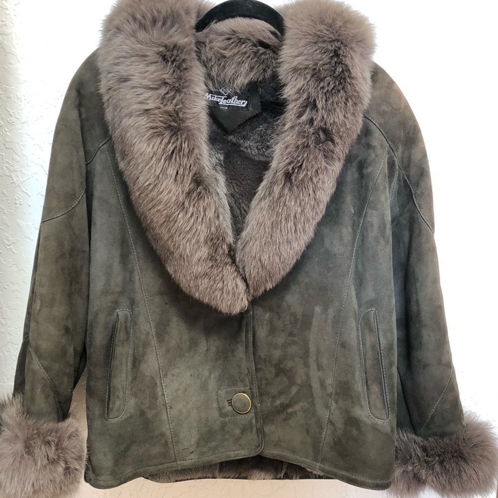 Fur and Leather Coat